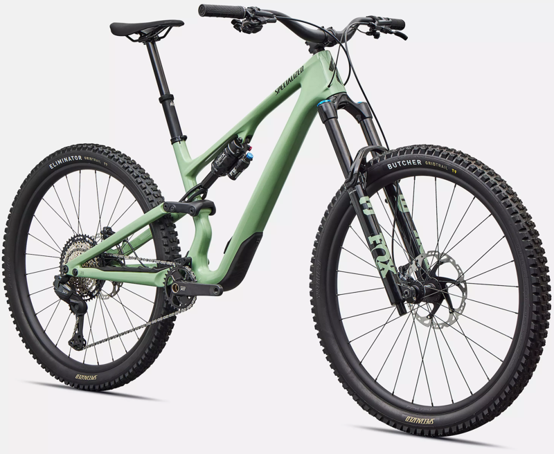 2026 Specialized Stumpjumper 15 EVO Expert Di2 MTB in Gloss Pistachio-1