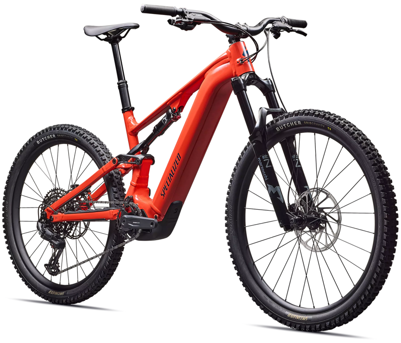 2026 Specialized Turbo Levo 4 Alloy E-MTB in Gloss Deep Orange/Deep Lake-1