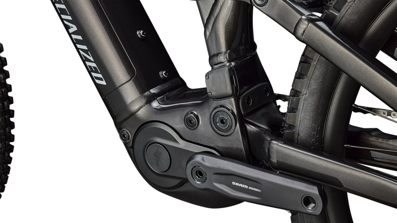 2026 Specialized Turbo Levo 4 Alloy E-MTB in Gloss Metallic Obsidian/Silver Dust-6