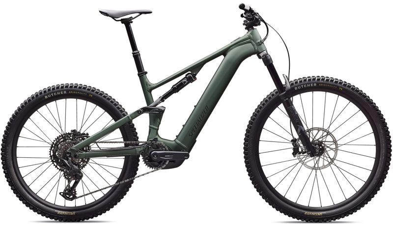 2026 Specialized Turbo Levo 4 Alloy E-MTB in Satin Cypress Metallic/Dark Moss Green