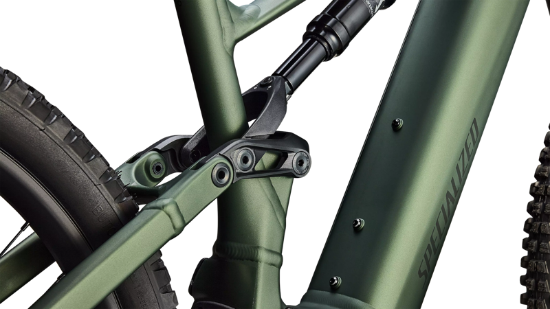 2026 Specialized Turbo Levo 4 Alloy E-MTB in Satin Cypress Metallic/Dark Moss Green-7