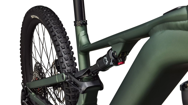 2026 Specialized Turbo Levo 4 Alloy E-MTB in Satin Cypress Metallic/Dark Moss Green-5