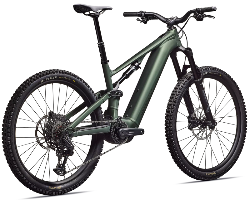 2026 Specialized Turbo Levo 4 Alloy E-MTB in Satin Cypress Metallic/Dark Moss Green-2