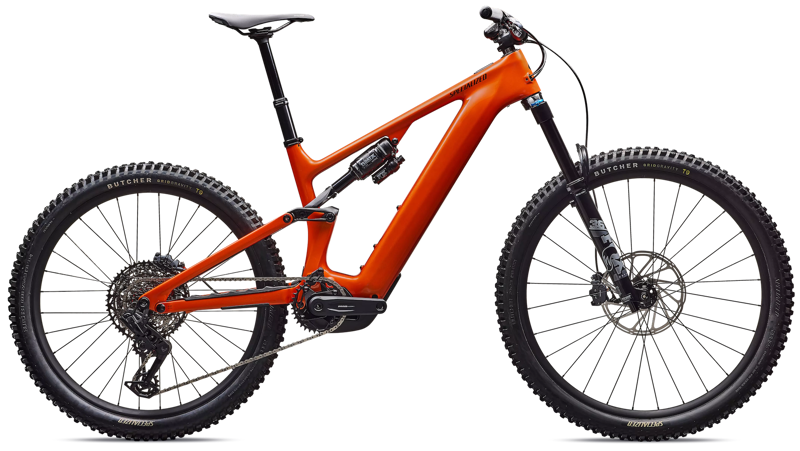 2026 Specialized Turbo Levo 4 Comp eMountain Bike in Orange Over Silver/Dark Navy
