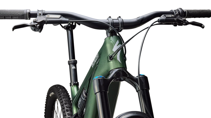 2026 Specialized Turbo Levo 4 Expert eMountain Bike in Cypress and Silver-4