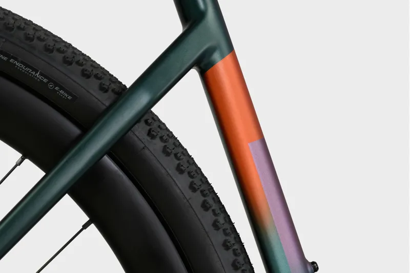 2027 Megamo Along Flat-Bar E-Gravel Bike in Pop Green-3