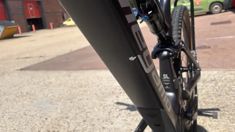 2027 Megamo Reason AL 07 E-MTB Large in Black - Soiled with a Chip on Downtube-1