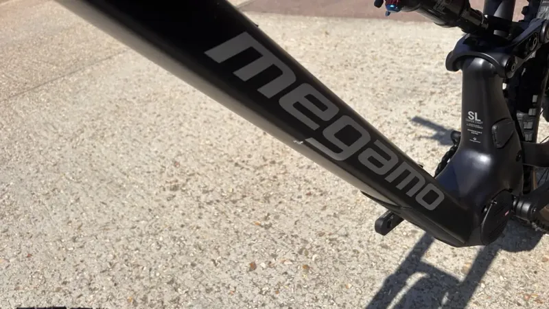 2027 Megamo Reason AL 07 E-MTB Large in Black - Soiled with a Chip on Downtube-2