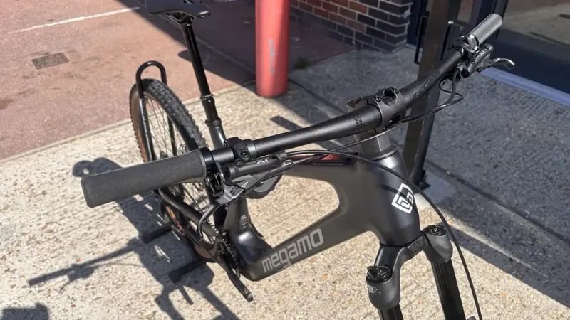 2027 Megamo Reason AL 07 E-MTB Large in Black - Soiled with a Chip on Downtube-3