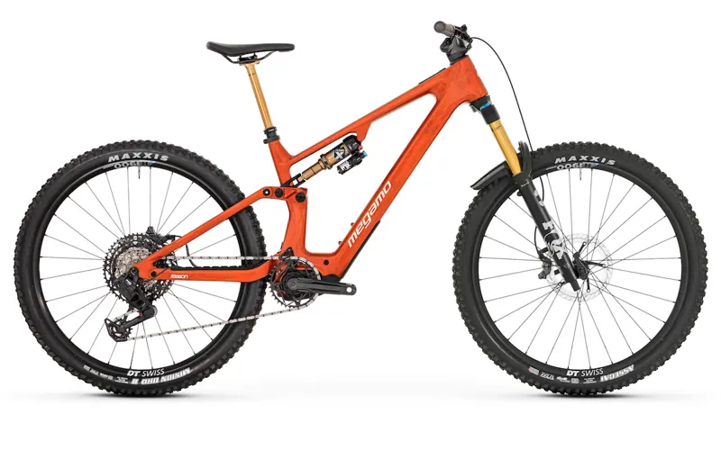 2027 Megamo Reason CRB 03 AXS E-MTB in Amber Orange