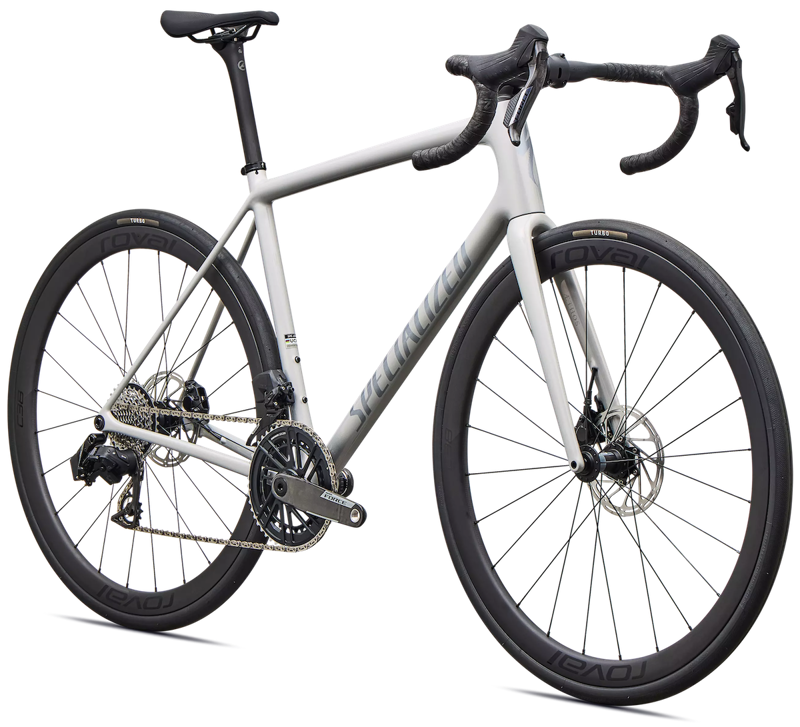2027 Specialized Aethos Expert AXS Road Bike in Dolomite White-1