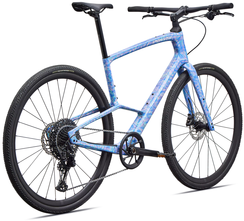 2027 Specialized Sirrus X 5. 0 Carbon Hybrid Bicycle in Dry Brush Sky-2