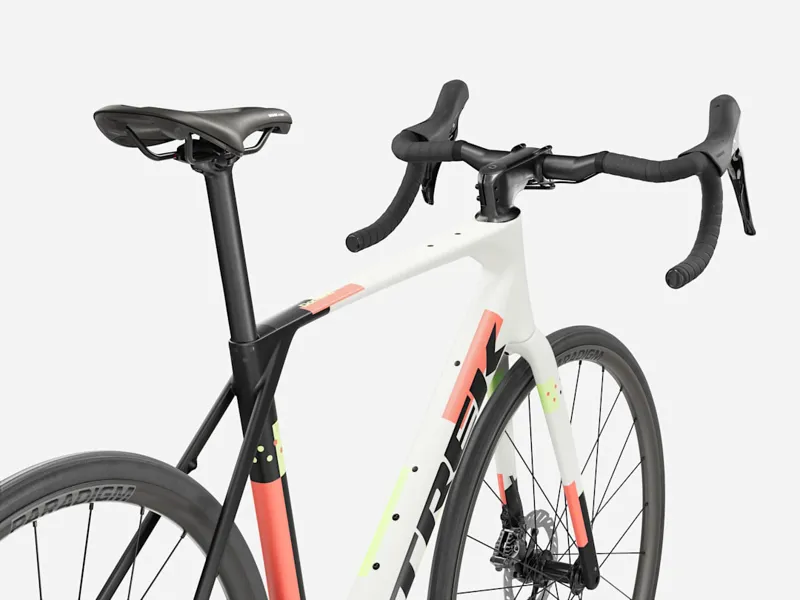 2027 Trek Domane SL 5 Endurance Road Bike in Matte Era White/Deep Smoke-3