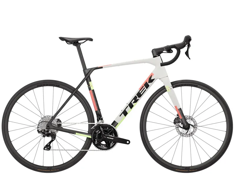 2027 Trek Domane SL 5 Endurance Road Bike in Matte Era White/Deep Smoke