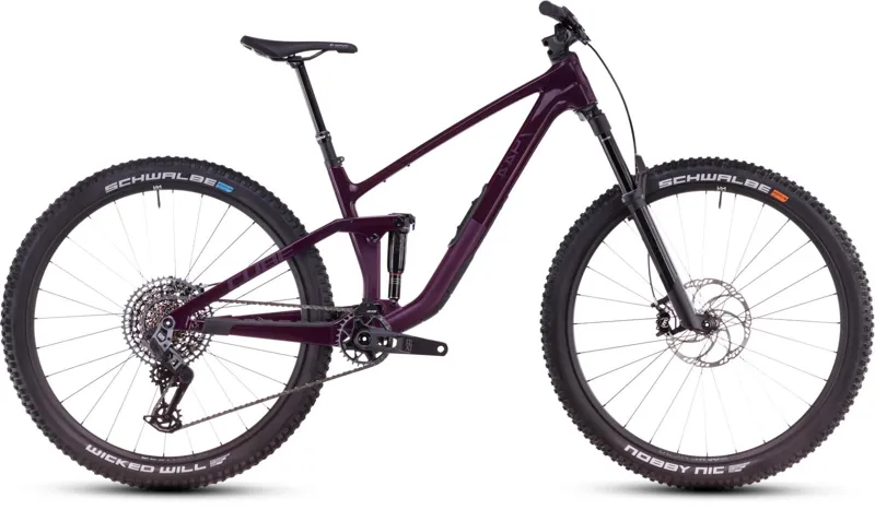 Cube Stereo One44 C:68x SLX 29 Mountain Bike 2025 Violet/black
