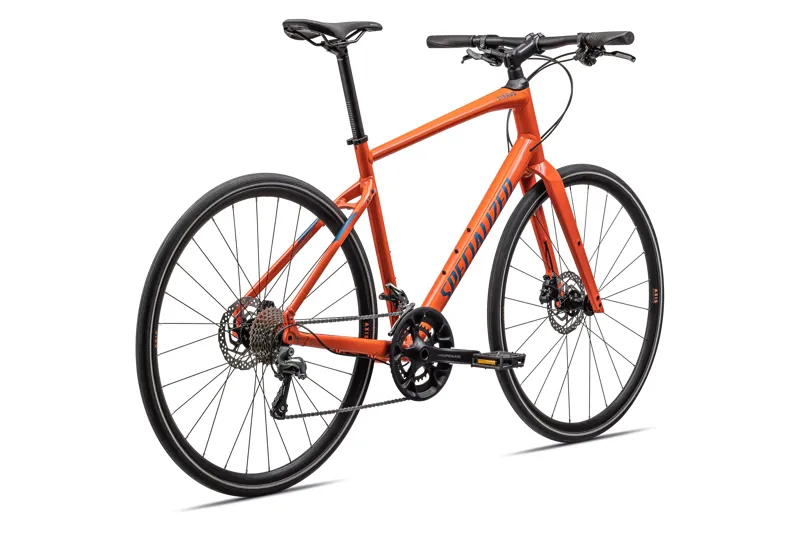 Specialized Sirrus 4.0 Road Bike In Gloss Cactus Bloom/Satin Mystic Blue Reflective-3