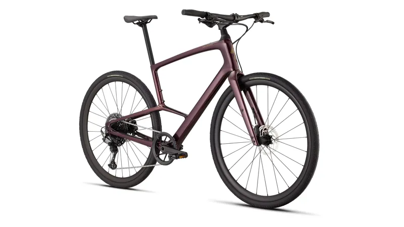 Specialized Sirrus X 5.0 Hybrid Bike in Bordeaux/Burnt Gold Frost-1