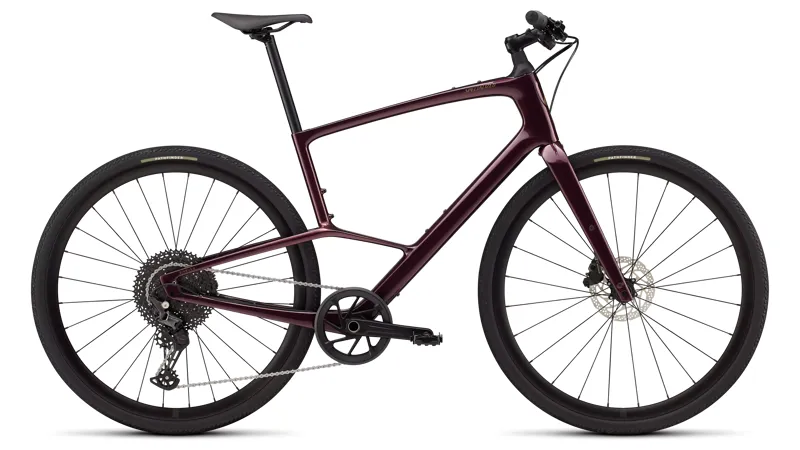 Specialized Sirrus X 5.0 Hybrid Bike in Bordeaux/Burnt Gold Frost