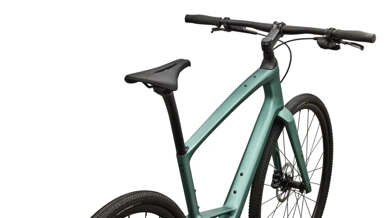 Specialized Sirrus X 6. 0 Hybrid Bike in Gloss Fjord Metallic Green-3