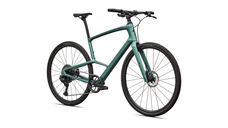 Specialized Sirrus X 6. 0 Hybrid Bike in Gloss Fjord Metallic Green-1