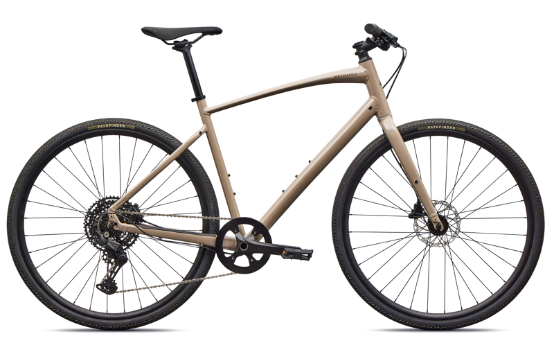Specialized Sirrus X 3. 0 Hybrid Bike in Gloss Sandstone Metallic