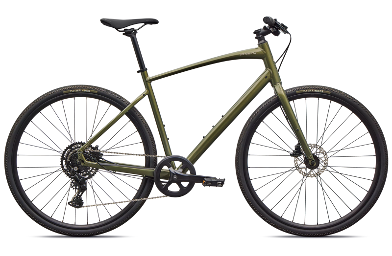 Specialized Sirrus X 2.0 Hybrid Bike in Laurel Green Metallic