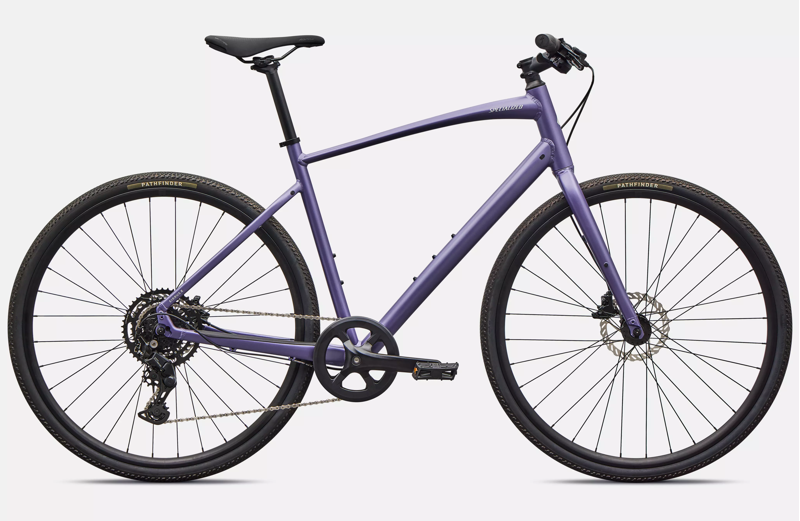 Specialized Sirrus X 2.0 Hybrid Bike in Mauve Metallic
