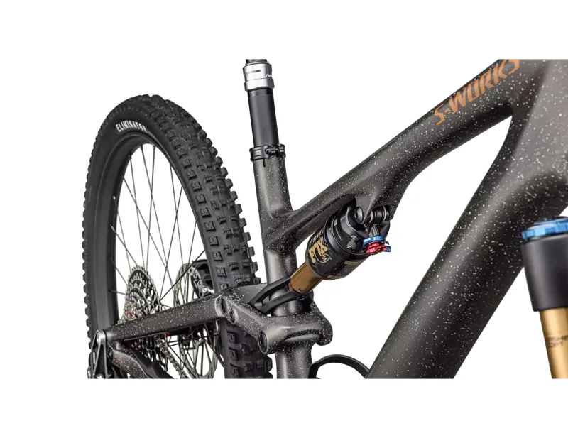 2025 Specialized S-Works Stumpjumper 15 Mountain Bike in Gunmetal/Clay-2