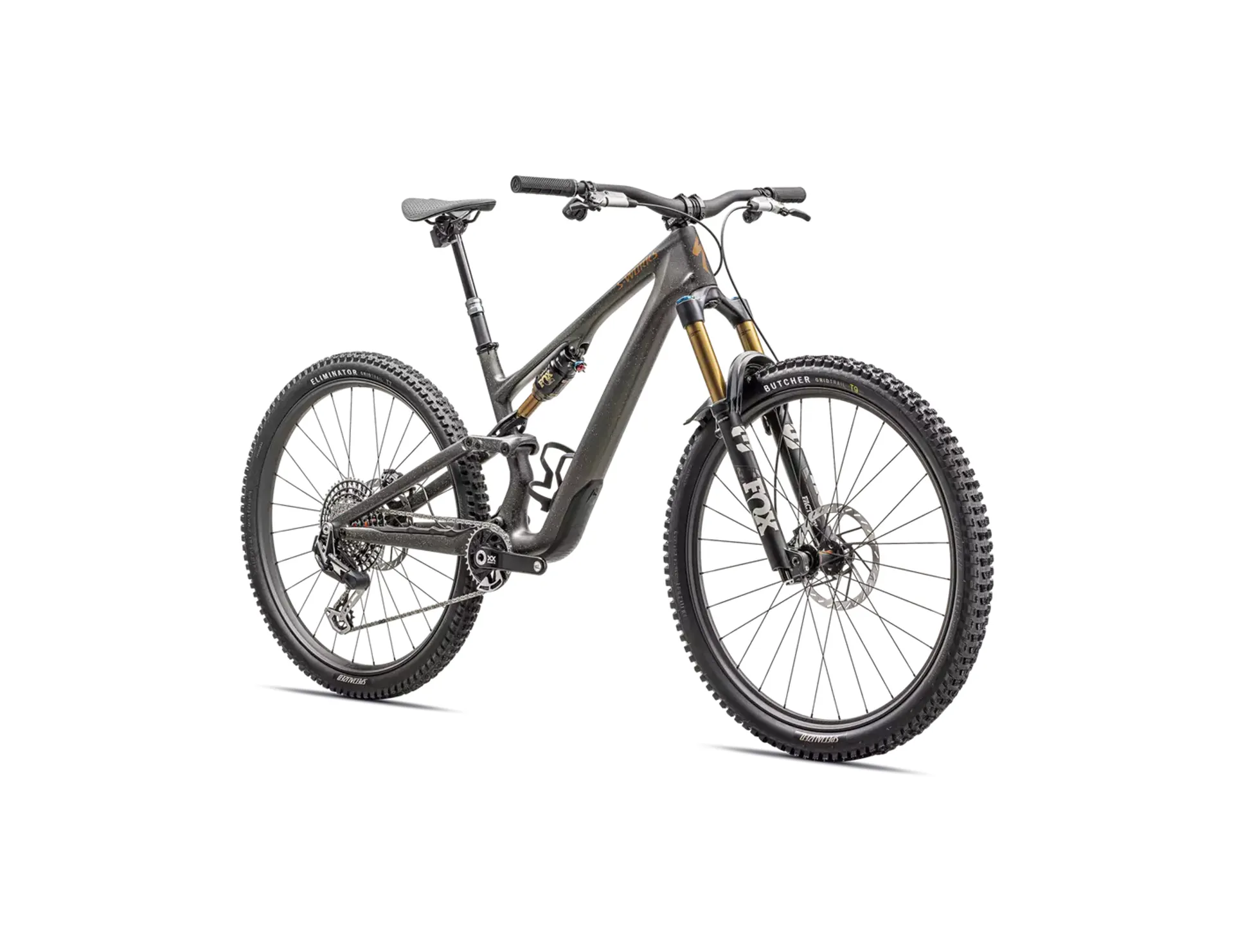 2025 Specialized S-Works Stumpjumper 15 Mountain Bike in Gunmetal/Clay 2025 Specialized S-Works Stumpjumper 15 Mountain Bike in Gunmetal/Clay