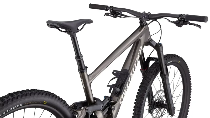 Specialized Enduro Comp Mountain Bike In Gloss Gunmetal/White Mountains-2