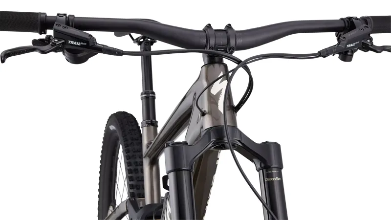 Specialized Enduro Comp Mountain Bike In Gloss Gunmetal/White Mountains-1