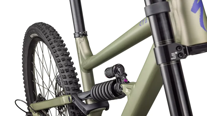 Specialized Status 2 170 MTB in Metallic Spruce/Purple Haze-3