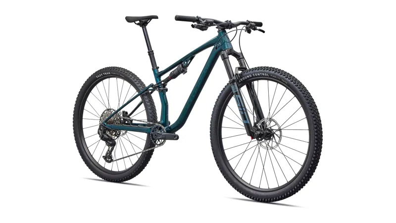 Specialized Chisel Comp Full Suspension Mountain Bike in Gloss Emerald Metallic-1