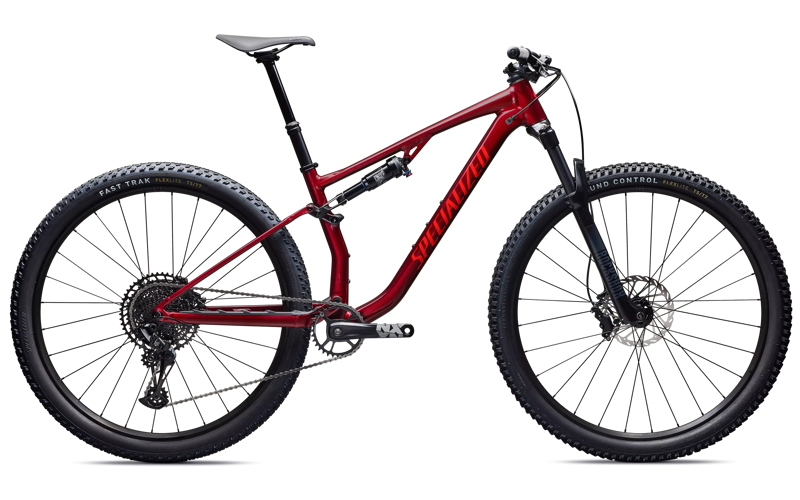 Specialized Chisel Full Suspension Mountain Bike in Gloss Red Sky