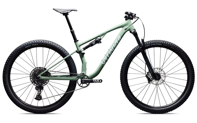 Specialized Chisel Full Suspension Mountain Bike in Gloss Pistachio Green