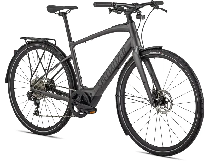 Specialized Turbo Vado SL 4.0 EQ E-Bike In Smoke/Black Reflective-6