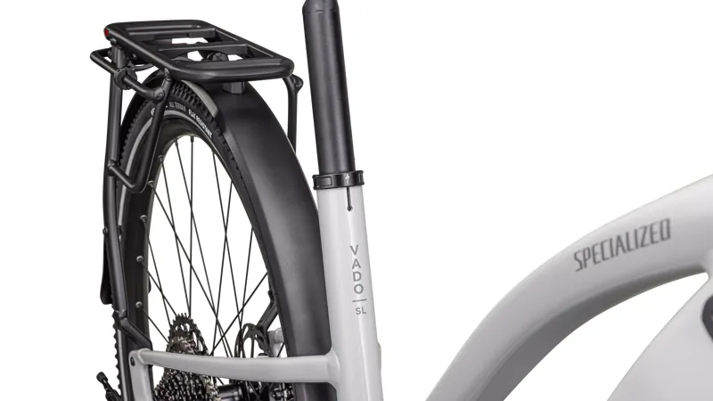 Specialized Turbo Vado 5.0 Step-Through eHybrid Bike in Gloss Dove Gray-2