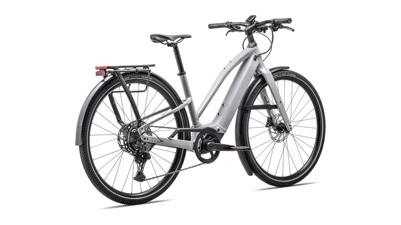 Specialized Turbo Vado 5.0 Step-Through eHybrid Bike in Gloss Dove Gray-5