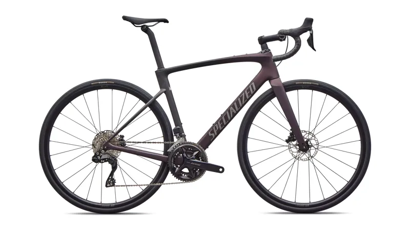Specialized Roubaix SL8 Comp Shimano 105 Di2 Road Bike in Satin Solidity Metallic