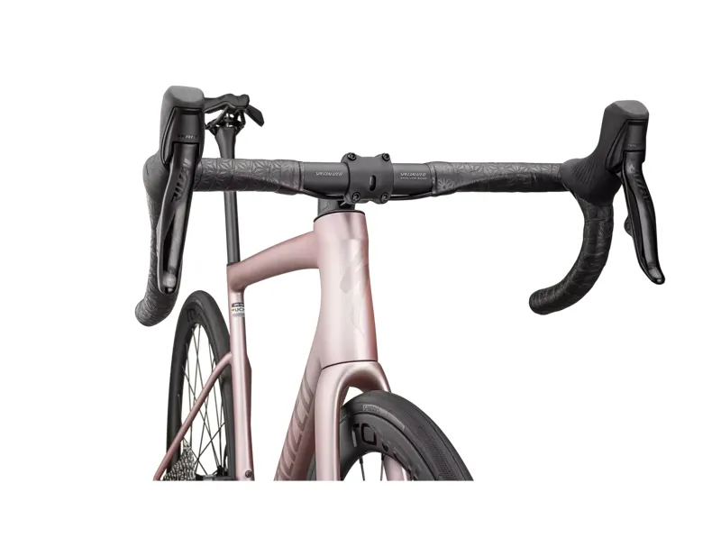 Specialized Tarmac SL8 Expert Road Race Bike In Satin Champagne/Black Pearl-2