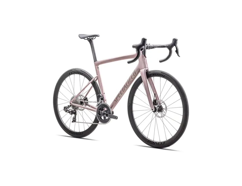 Specialized Tarmac SL8 Expert Road Race Bike In Satin Champagne/Black Pearl-4