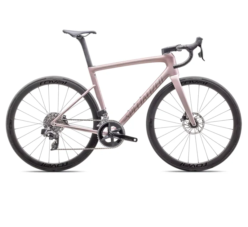 Specialized Tarmac SL8 Expert Road Race Bike In Satin Champagne/Black Pearl
