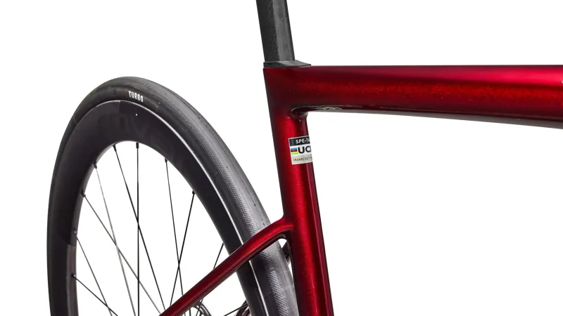 Specialized Tarmac SL8 Pro SRAM Force AXS Road Bike in Gloss Red Sky-5