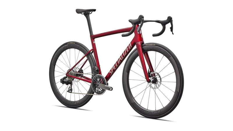 Specialized Tarmac SL8 Pro SRAM Force AXS Road Bike in Gloss Red Sky-1