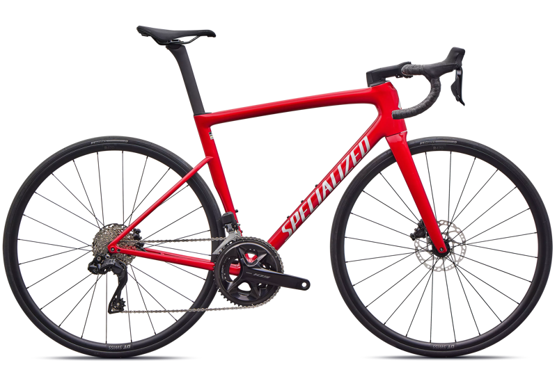 Specialized Tarmac SL8 Comp - Shimano 105 Di2 Road Bike in Gloss Red Tint