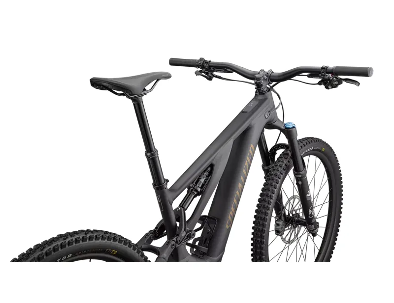 Specialized Turbo Levo Comp Alloy E-Mountain Bike In Satin Midnight Shadow/Harvest Gold Metallic-4
