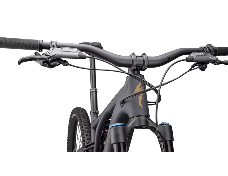 Specialized Turbo Levo Comp Alloy E-Mountain Bike In Satin Midnight Shadow/Harvest Gold Metallic-3