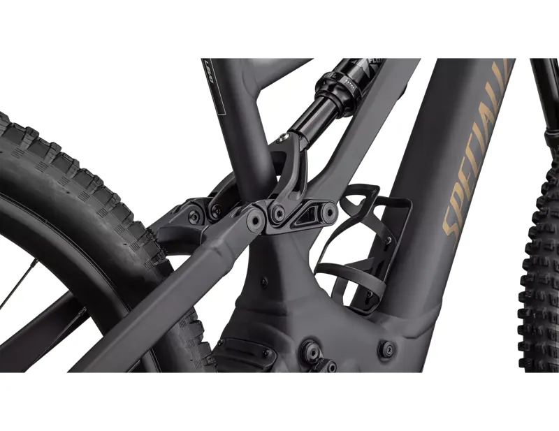 Specialized Turbo Levo Comp Alloy E-Mountain Bike In Satin Midnight Shadow/Harvest Gold Metallic-1
