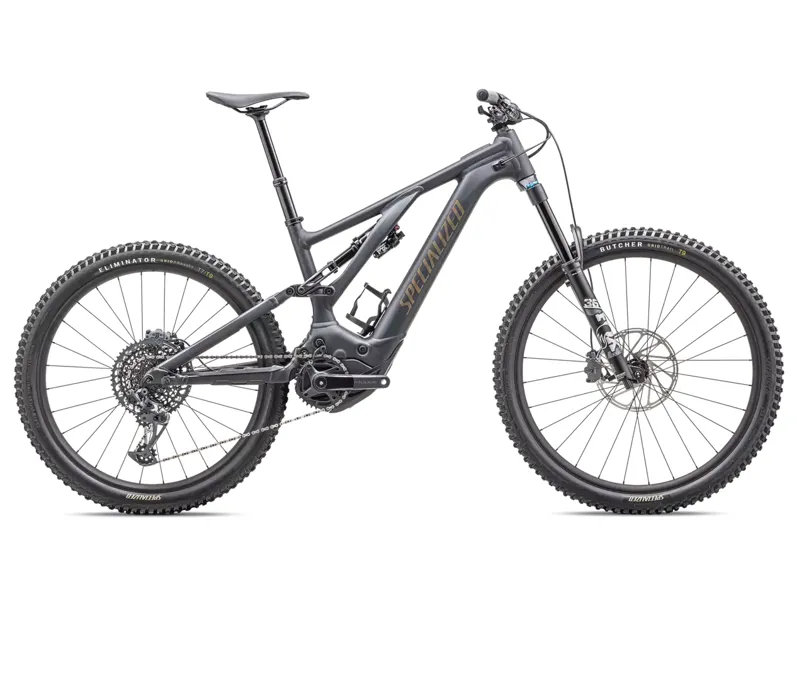 Specialized Turbo Levo Comp Alloy E-Mountain Bike In Satin Midnight Shadow/Harvest Gold Metallic