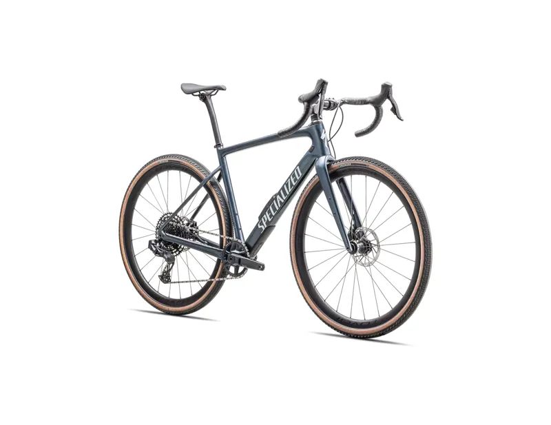 Specialized Diverge Expert Carbon Gravel Bike In Cast Blue Metallic/Silver Dust-5